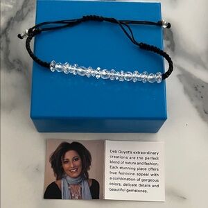 Herkimer diamond bracelet